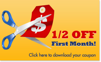 Self Storage Plus Promotion - Half off First Month